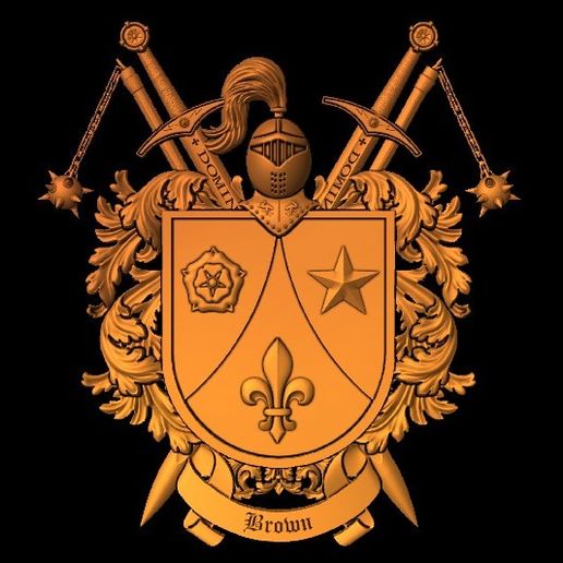 COAT OF ARMS BROWN