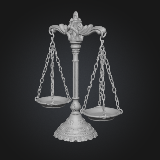⚖️ Balance of Justice・ STL File for 3D printing・Cults