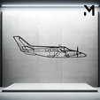 m20c.png Wall Silhouette: Airplane Set