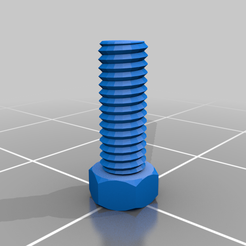 nut_job_20200603-60-d0b4bp.png Fichier 3D gratuit Ecrou, boulon, rondelle et tige filetée de 3mm fabriqués sur mesure.・Idée pour impression 3D à télécharger