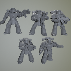 tbrender.png 3D-Datei Neu gestalteter MK3 Space Marines-Trupp (TRUESCALE)・3D-Drucker-Vorlage zum herunterladen