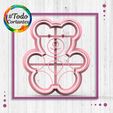 1985-Osito.28.jpg STL file Teddy bear / teddy bear / baby shower cutter・Model to download and 3D print