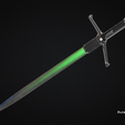 Qui-Gon-Sword-4.png Bartok Medieval Qui-Gon Jin Sword - 3D Print Files