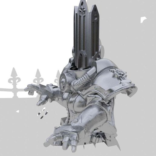 Blessed Piano Player - 3D model önizlemesi