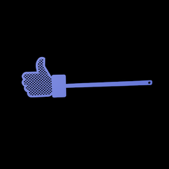 Schermafbeelding-2021-03-27-om-19.46.42.png STL file Facebook Like fly swatter・3D printer design to download