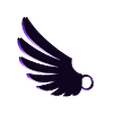 wing R v2.stl Fichier STL Boucles d'oreilles AngelWings (gauche et droite)・Modèle à télécharger et à imprimer en 3D