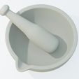 3.jpg Pestle and Mortar 3D Model