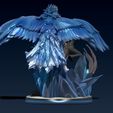 WIP16.jpg One Piece - Aokiji Kuzan Marine Admiral statue - Blue Pheasant 3D print model