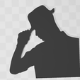 Capture.png Man Tipping Hat Silhouette