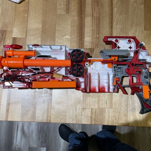 🎲 Nerf Modulus ECS-10 Hybrid Pusher and Trigger・ STL File for