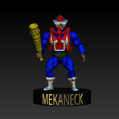 mekaneck-cu.png OBJ file Mecaneck・3D printer model to download