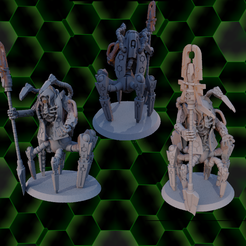 NCP_Techno_All.png 3D file Space Skeleton Tech Priest・3D printing template to download