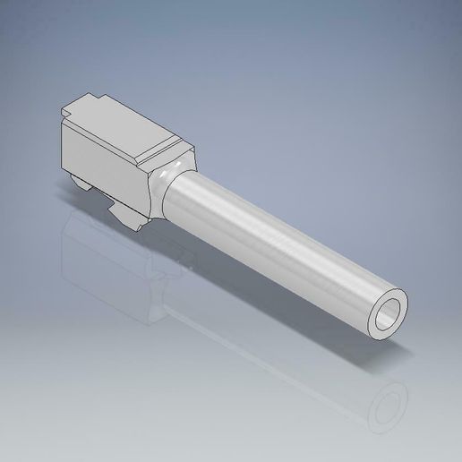 Airsoft G-Series 17/18 Outer Barrel 3D model