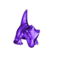 dino_hollow.stl 3D-Datei Lil Dino kostenlos・Modell zum 3D-Drucken zum herunterladen