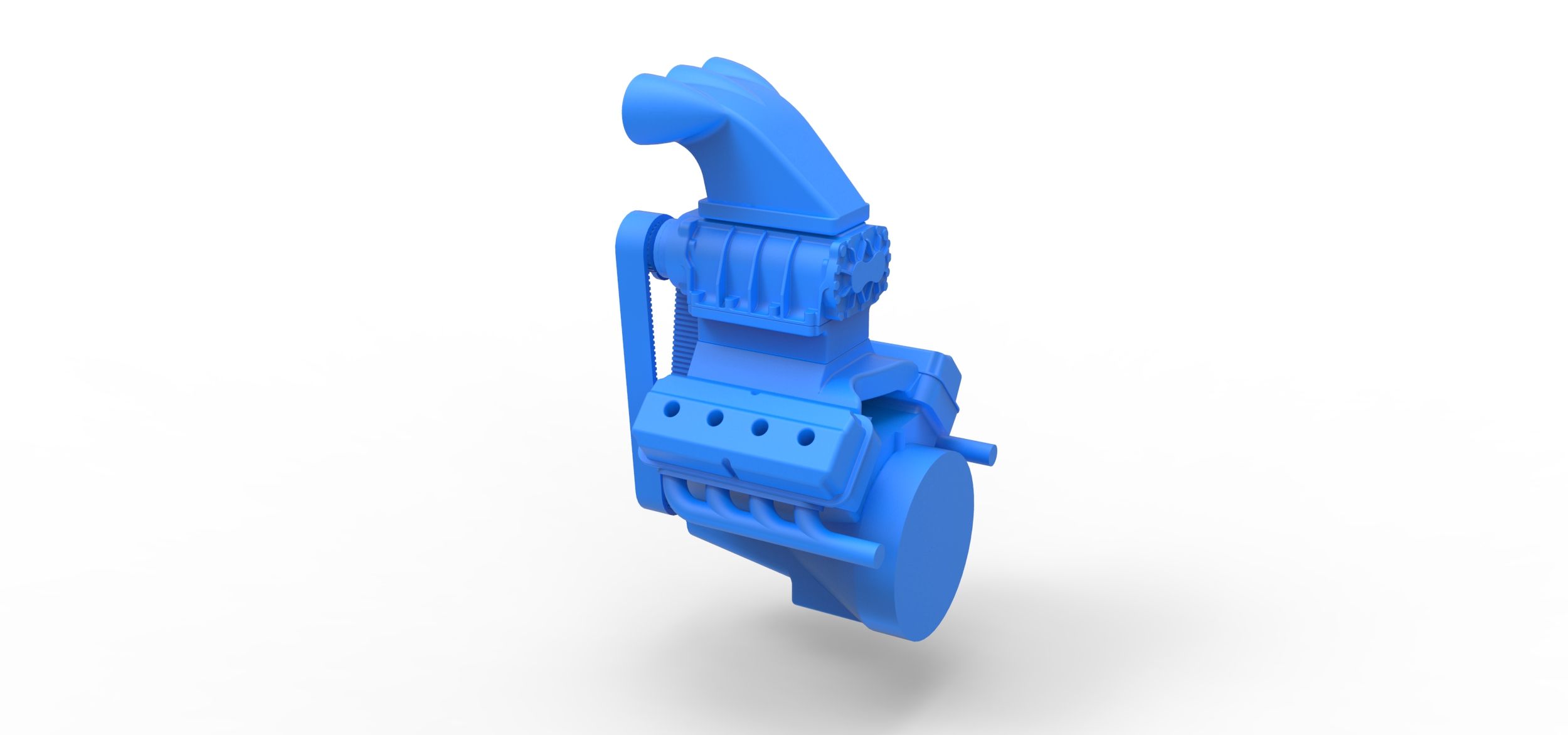 8.jpg Archivo 3D Modelo de motor V8 a escala 1:24・Modelo para descargar y imprimir en 3D, CosplayItemsRock