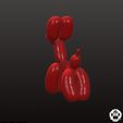 IMG_6960.jpeg Balloon Dog, STL and OBJ digital file for 3D printing, miniature toy for collection and decoration