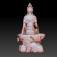 46guanyin5.jpg guanyin bodhisattva kwan-yin sculpture for cnc or 3d printer 46