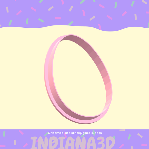 EGG SILHOUETTE CUTTER 3D model