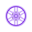 Minority Report Wheel No Tire.stl Carrocería de Minority Report 2054 a escala 1:28 con chasis ficticio (MiniZ LM)