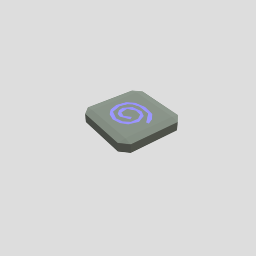 Simple Rune 3D model preview