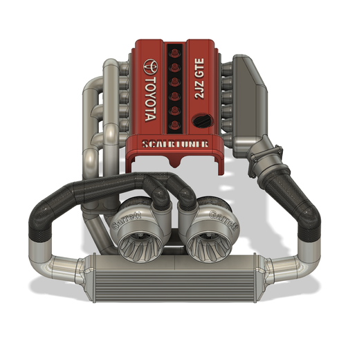 4.png 2JZ GTE Engine model