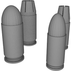 9mm×19-and-.45ACP-Dummy-Ammunition.jpg Free 3D file 9mm×19 and .45ACP Dummy Ammunition・Template to download and 3D print, Imura_Industries