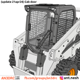 SSLw-cab-door-update.png 3D PRINTED RC WHEELED SKID STEER LOADER IN 1/8.5 SCALE BY [AN3DRC]