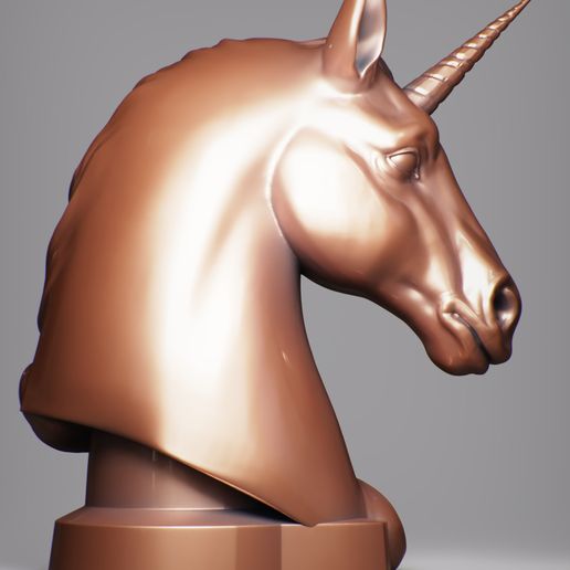 Unicorn-1.jpg OBJ file Unicorn・3D printable model to download, F-solo
