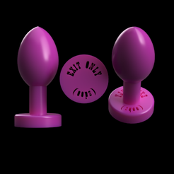 "Best Buddy" Novelty Butt Plug STL File for 3D printingCults
