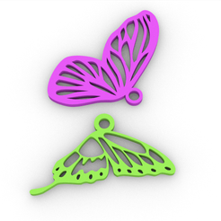 ala-s.png STL file colgante de Alas de Mariposas y Mariposas・3D printer model to download