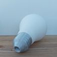 IMG01.jpg Fichier STL Ampoule XXL, tirelire, boîte...・Design pour imprimante 3D à télécharger