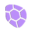 Turtle Tessellation Lid - Shell.stl Turtle Tessellation with Box