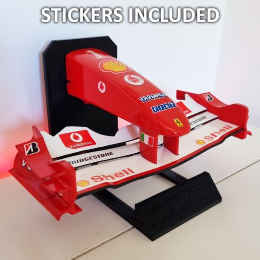 🚗 F1 Ferrari F2004 frontwing Schumacher - Barrichello・ STL