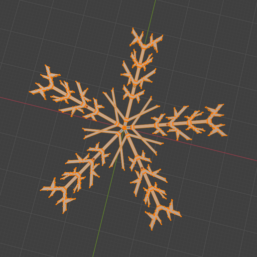 Snowflake as a Christmas (tree) decoration