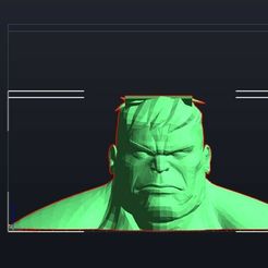 Screenshot-2022-12-06-132500.jpg STL file Hulk (Head) Phone Stand・3D printer model to download, TheGreatHarryBarnett