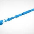 jaro_tapal_plastic_prt.1045.jpg Cal Kestis Lightsaber from the Jedi Survivor 3d print model