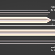 3.png Guts Hawk Raider Sword -- Berserk Cosplay -- 3D Realistic Prop Design -- Sliced Print Ready