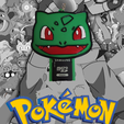 2.png Bulbasaur Pokemon keychain with SD slot