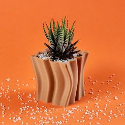 _DSC5421.jpg STL file Planter - Pot (Model: Clover)・Design to download and 3D print