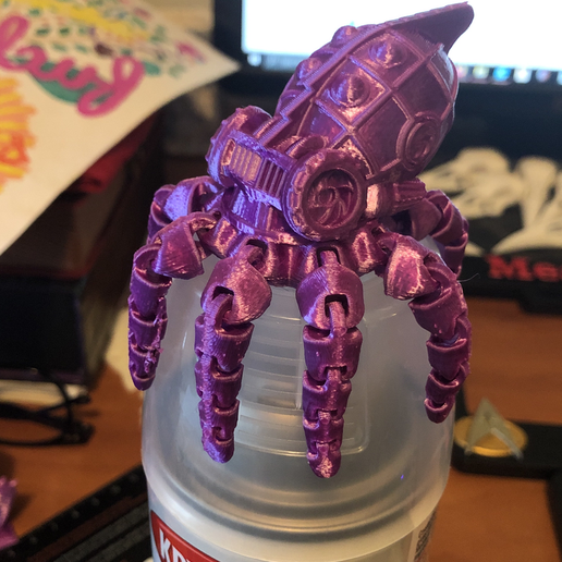 Steampunk Octopus Fix 3D model