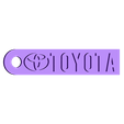 Toyota.stl Porte-clés Toyota ( Un porte-clés pour chaque modèle )