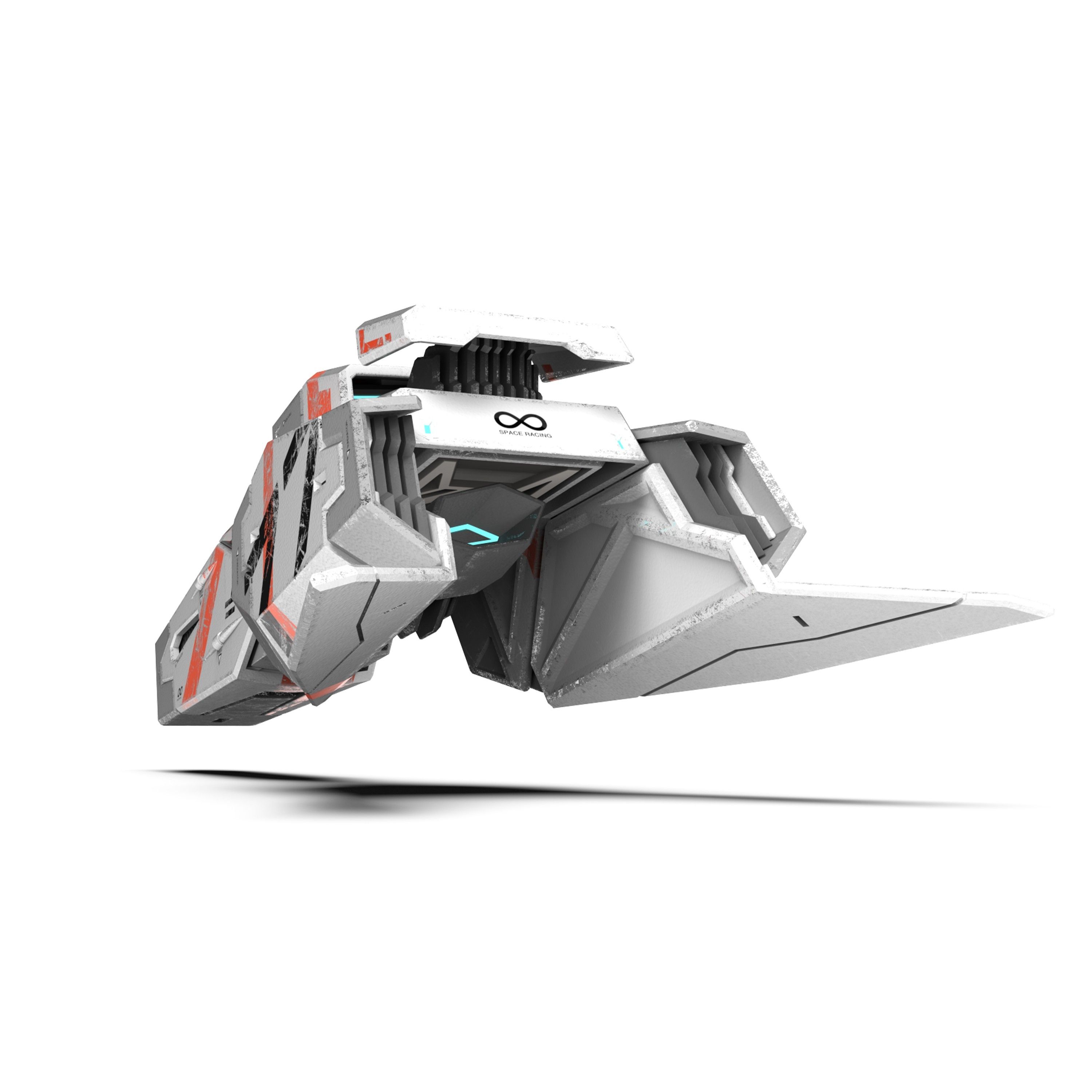 space wagon render 9.jpg Download free STL file Anti Gravity Racer V1 • 3D print template, 77LEE77