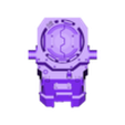 Turret_Main_hollowed.stl Space Marine ASTRAEUS 10th Edition With Bolter Chain Belt Warhammer40k
