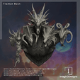 Tiamat-Bust-Front.png Pre-Supported Tiamat Bust