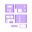 vivienda 3D escala N (estructura para armar).stl Basic 2-story house in N scale