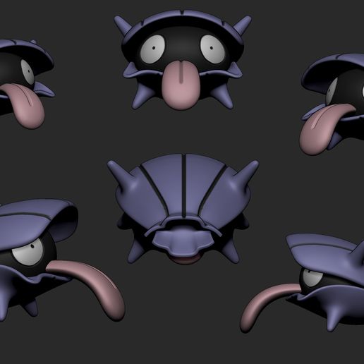 shellder-6.jpg Pokemon - Shellder with 2 poses