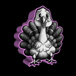 turkeyboxcompleet.png Lithophan-Leuchtkasten Truthahn