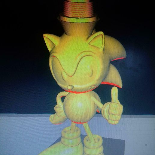 Bedside lamp Sonic + Litho 3D model