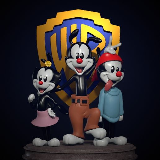 🌆 Warner Bros Animaniacs Fanart・ STL File for 3D printing・Cults