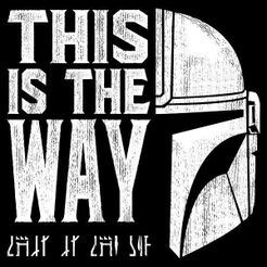 This-is-the-way half helmet.jpg Mandalorian This is the way wall hanging